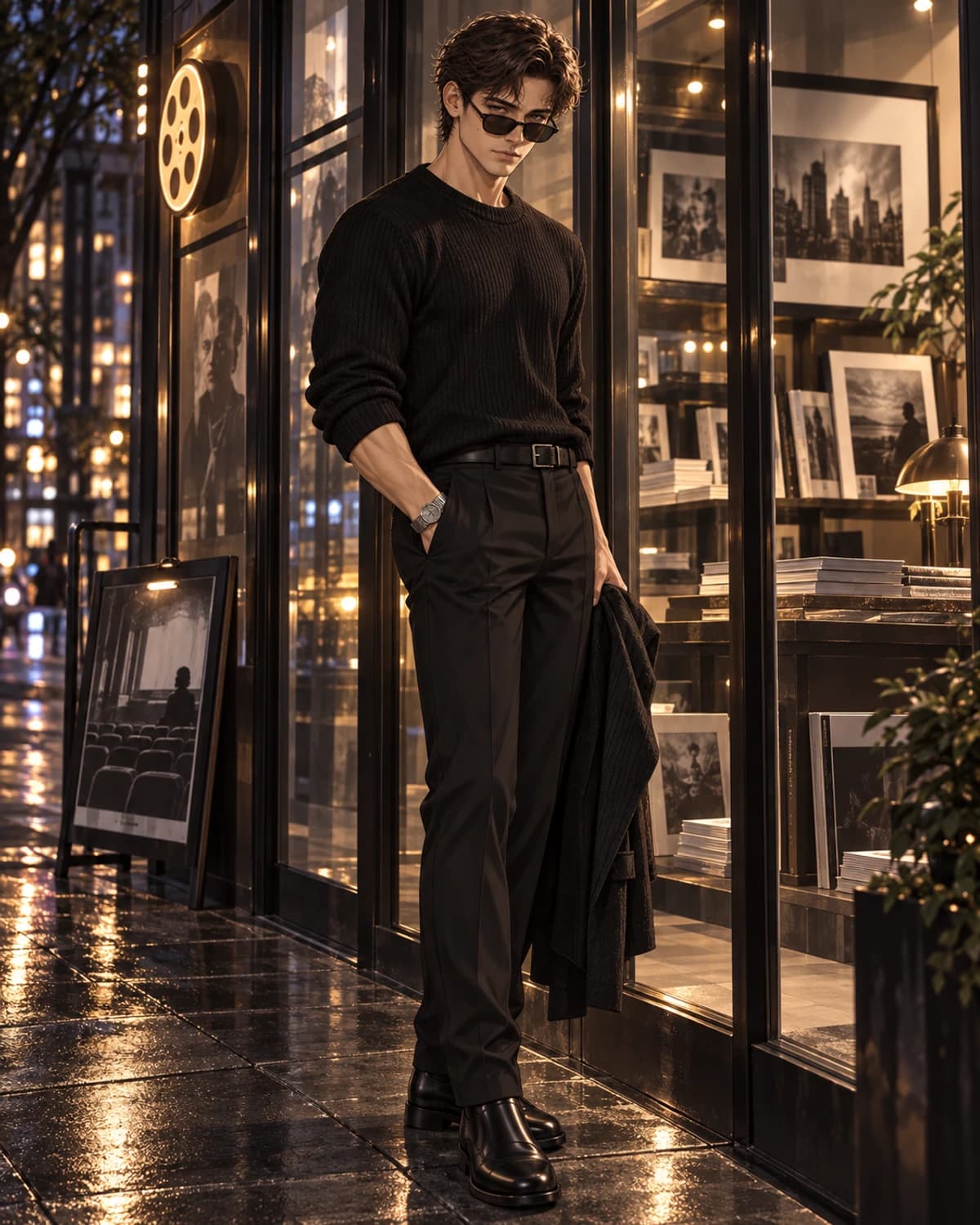 Adrian. A naturally stylish, discerning man with a private world and the courage to become real when it matters.