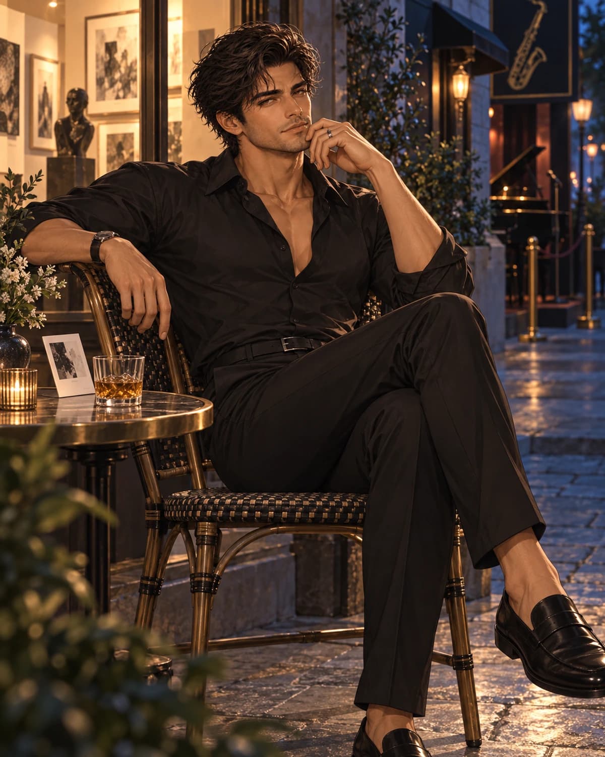 Julian. A confident, relaxed, discerning man who understands tension and becomes clear when it matters.